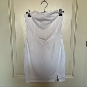 White formal dress